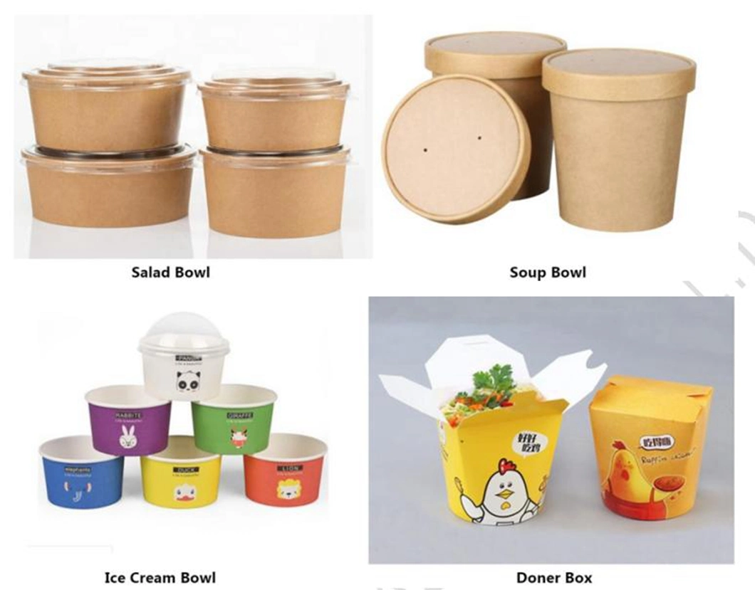 Mg-B600 Disposable Paper Bowl Food Container Forming Making Machine Price for Hot Soup Salad Bowl Producing Machinery