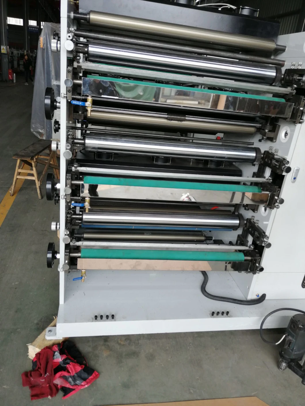 Automatic Coffee Disposable Paper Cup Box Bowl Bag Square Food Dinner Plates Plate and Fans Water Ink Forming Making Flexo Printer Punching Die Cutting Machine