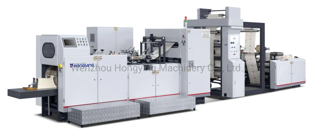 High Speed Fully Automatic Square Bottom Carry Shopping Kraft Paper Bag Making Machine (SBR460)