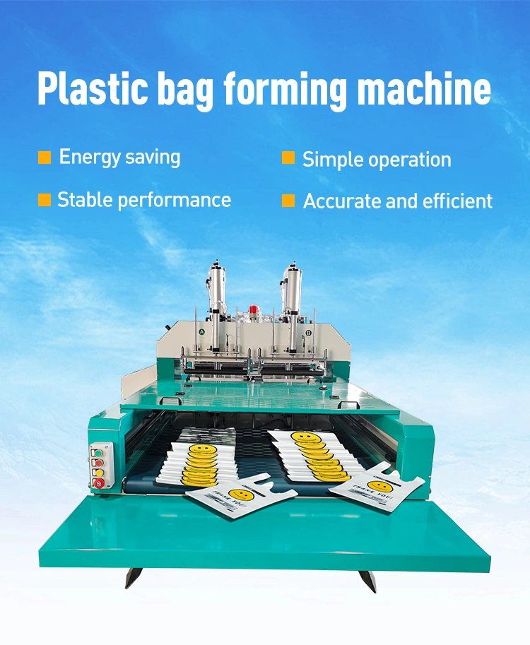 Automatic Recycle Plastic Garbage Bag Forming Machine Plastic Shopping Bag Making Machine