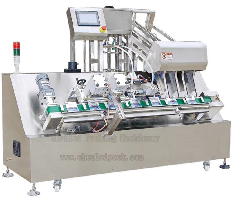 Liquid Cartons Cup Forming Plastic Bag Pouch Filling Packing Machine