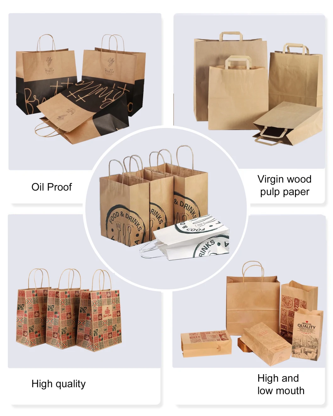 Full Auto Kraft Paper Bag Machinery Rokin Brand Paper Kraft Bag Making Machine Shopping Bag Machine Shopping Paper Bag Machine